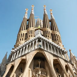 a sphere that looks like the sagrada familia