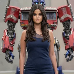High quality movie still of Selena Gomez as Mikaela in Michael Bay's Transformers