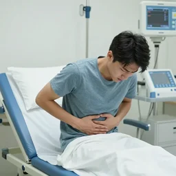 patient going to the er for abdominal pain