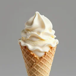 photo of a burning ice cream