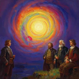 antediluvian occult cosmology, panspermia, by remedios varo and daniel arsham and robert hooke and ernst haeckel and agostino arrivabene and joaquin sorolla and martin johnson heade, rule of thirds, vivid colours, negative space, atmospheric, digital painting, artstation, concept art, smooth, sharp focus