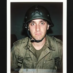 goofball casualty dead photograph moron idiot stupid dumb feeble minded dunce, ultra detailed, film photo, military phtography