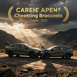 car commercial, car wreck