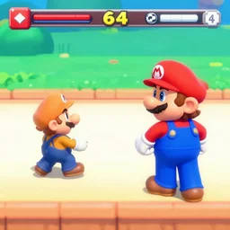 gameplay of super mario 6 4
