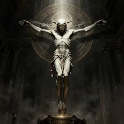 antichrist final judgement, doomsday, grim - lighting, high - contrast, intricate, elegant, highly detailed, digital painting, artstation, concept art, smooth, sharp focus, illustration