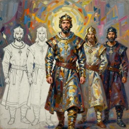 ismail inceoglu epic oil on canvas painting of a middle ages movie poster art, line art!!, ink, art concept for a book cover!!, harmonic colours, thik brushstrokes, medieval movie still, game of thrones photography, highly detailed, centered, hyperrealism, romantic, concept art, smooth, sharp focus trending on artstation, by greg manchess and by craig mullins and by kilian eng and by jake parker