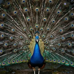 dragon peacock. intricate, centered, amazing composition by amano yoshitaka, by rembrandt, illustrious makinami, digital art, digital painting, artstation trending, unreal engine, fractal flame, transparent jellyfish, transparent feathers, bio luminescent, ice, water, peacock