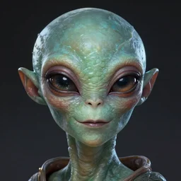 an magical alien head, artificial intelligence, highly detailed, digital painting, smooth, sharp, beautiful face, expressive eyes, art by greg rutkowski