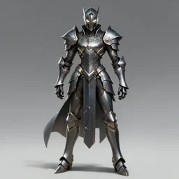 a highly detailed illustration of sleek futuristic cyberpunk knight, glowing line cracks in armor, dramatic standing pose, intricate, elegant, highly detailed, centered, digital painting, artstation, concept art, smooth, sharp focus, league of legends concept art, WLOP