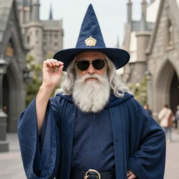 a wizard wearing sunglasses