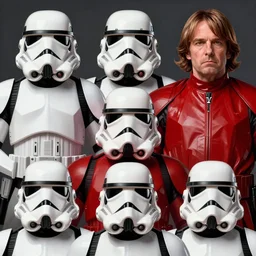 a mix between palpatine's red guards and the storm troopers helmets. concept art, trending on art station.