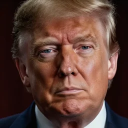 a film still of extreme close up donald trump in star wars
