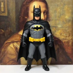 batman 1 2 inch action figurine hot toys'sideshow painting the style of leonardo da vinci!