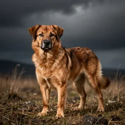 brown danish - swedish farmdog