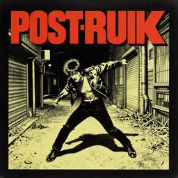 70s post-punk album cover