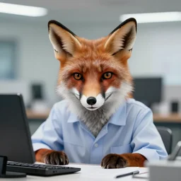 engeneer with fox head