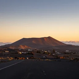 tenerife vulcano sunset island