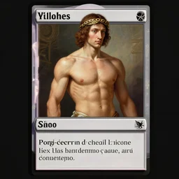 elegant hyper detailed renaissance trading card game digital painting art master piece of a slim bodybuilder superhero, wearing a digital virtual translucent armor tight clothes, hyper realistic, vivid color scheme, by cristian sauret