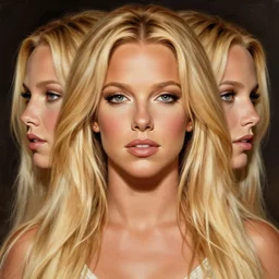 symmetry!! portrait of britney spears blessed with ever - increasing physical and mental perfection, slice - of - life, realism, luxurious long blonde hair, perfect face!! intricate, elegant, highly detailed, holy perfection!! digital painting, artstation, concept art, smooth, sharp focus, illustration, humanity, human, art by artgerm and greg rutkowski and alphonse mucha
