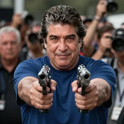a still of hugo chavez as neo from the matrix holding two guns to the camera. extremely detailed. beautiful. 4 k. award winning.