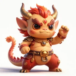 lisa frank illustration of rebulon the cute ancient demon, by lisa frank, masterpiece concept art, 8 k, intricate detail, cinematic lighting, epic pose, bright colors