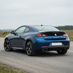 peugeot coupe from 2 0 1 8, rear view