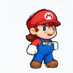 sprite sheet of a girl character in mario