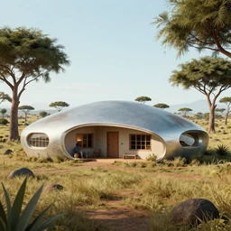 futuristic ndebele homestead