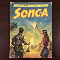 the cover of a 1950s science fiction novella
