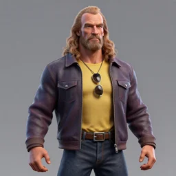 Chuck Norris, concept art, artstation, octane, 3D render