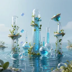 water regenerative disruptive technologies hyperrealistic artwork sustentability science