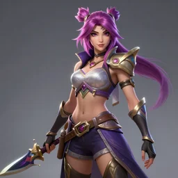 character sheet of beautiful KDA akali (wild rift). 3d render, octane render, realistic, highly detailed, trending on artstation, 4k, trending on artstation, pixar, cgsociety, unreal engine 5, redshift render, trending on artstation, blender, behance, cg