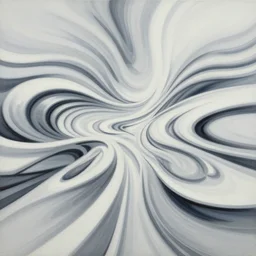 A wild, insane, modernist landscape painting. Wild energy patterns rippling in all directions. Curves, organic, zig-zags. Mountains. Clouds. Rushing water. Waves. LSD. DMT