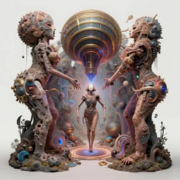 psychedelic realm laws of reality broken reveal mechanism existence, style of andree wallin wlop h. r. giger