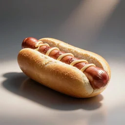 Hotdog made of metal