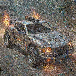 Apocalypse survival car with guns and fire boosters, highly detailed, HD, mega detailed