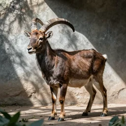 donkgoatey in minneapolis zoo, photorealistic, fullbody photo