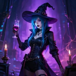 cyberpunk magic witchery