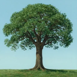 artwork by john howe of a dibbess tree