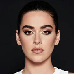 katy perry, portrait, closeup, digital art, by wlop, minimalism