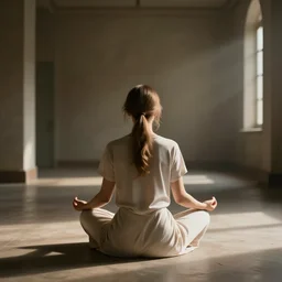 meditating in the backrooms