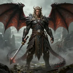a ruthless male druid, full body, 8 k, hyperrealistic, dragon slayer, hyperdetailed, fantasy portrait by laura sava