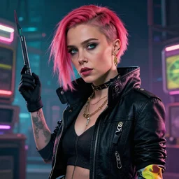 Cyberpunk Millie Bobby Brown by Butcher Billy