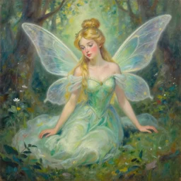 a beautiful painting of a fairy princess by rebecca guay