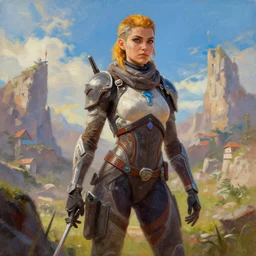 horizon zero dawn, painting