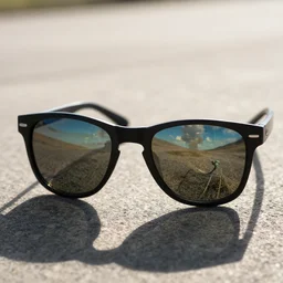 sunglasses reflection of the end of the world