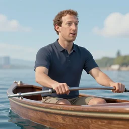 mark zuckerberg riding a boat, unreal engine render, 4k, trending in artstation, artstationHD, artstationHQ