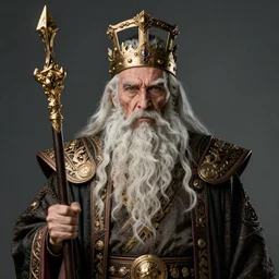 a portrait of the most oldest evil king in the world 8 k resolution