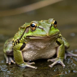 portrait of a frog