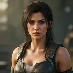 fallout 5, 2 0 2 4, next - gen graphics, graphics mods, close up look sexy girl, revealing costume, beautiful face, ultradetailed face, ultrarealistic, sharp focus, photorealistic, 5 0 mm bokeh, octane rendered, lumen technology, unreal engine 5, ray tracing, rtx reflections, film still